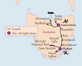 Botanica Australia, Tasmania Map BTT07 11/12