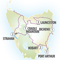 Evergreen Tours 10 Day Tasmanian Spectacular Itinerary