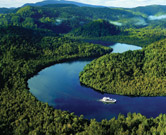 Tasmania, Gordan River, Ariel View