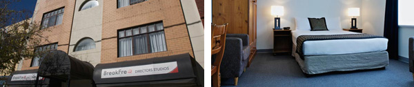 BreakFree Directos Studios located 10-15 mins from Adelaide Airport