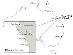 Bedarra Island Location Map