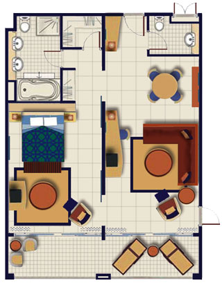Daydreamer Suite floorplan